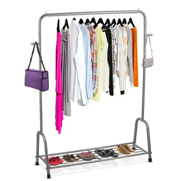 Cloth Hanging Stand Rack For Home Boutique and Garments Stand And High Quality Shoes Rack Stand Antique Color